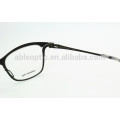 Mens klassische schraube weniger metall optische eyewear brille